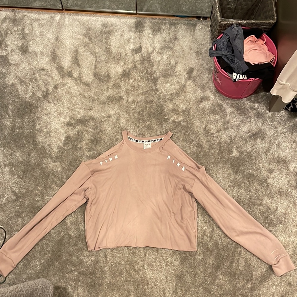 Open Shoulder Sweatshirt